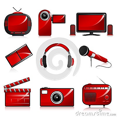 Entertainment Icon Vector Illustration