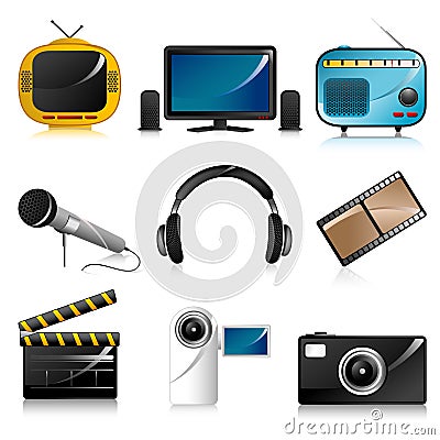 Entertainment Icon Vector Illustration