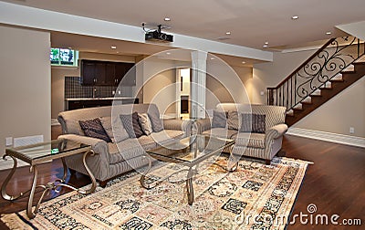 Entertainment room Stock Photo