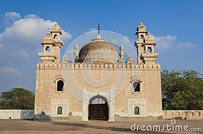 Entrance of Abbasi Mosque at Derawar Fort Pakistan Stock Photo