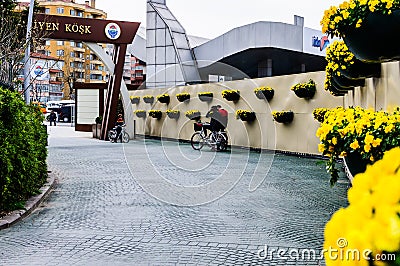 Entrance Of Ataturk`s Moving Kiosk In Yalova - Turkey Editorial Stock Photo