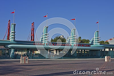 Entrance, Disney California Adventure Editorial Stock Photo