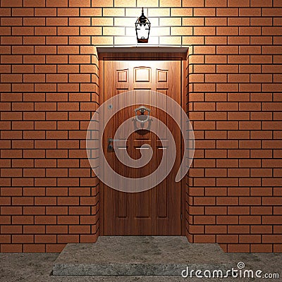 Entrance door Stock Photo