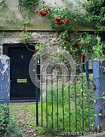 Entrance door, England Stock Photo