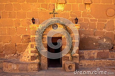 Saint Catherine`s Monastery, Mount Sinai, Egypt Stock Photo