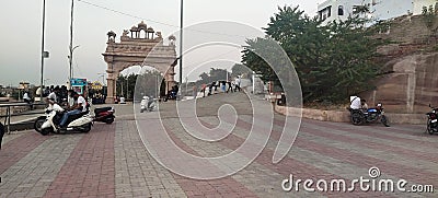 Entrance Gate of Ganesh Temple Editorial Stock Photo