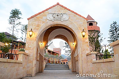 Entrance gate Editorial Stock Photo