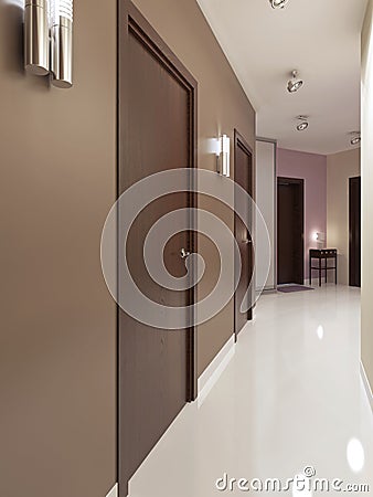 Entrance hall contemporary style Stock Photo