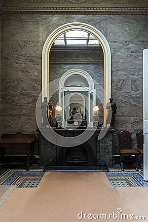 Entrance hall Osborne House Editorial Stock Photo