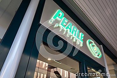 Entrance of a Pearle branch Editorial Stock Photo