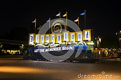 Entrance Plaza, The Disneyland Resort Editorial Stock Photo