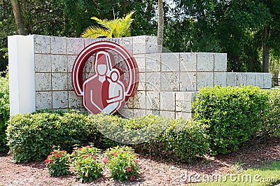 The entrance of Shriners Hospitals for Children Editorial Stock Photo