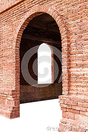 Entrance to the ancient Stock Photo