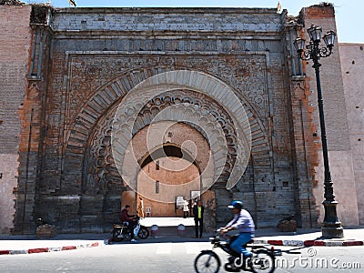 Entrance to the casbah Editorial Stock Photo