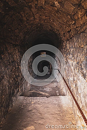 Entrance to the cave Stock Photo