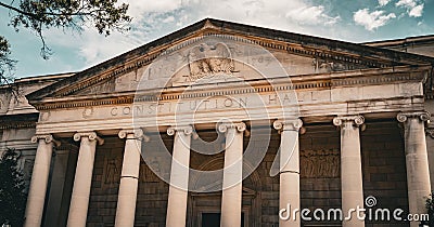 Entrance to the Constitution Hall of the United States of America Editorial Stock Photo