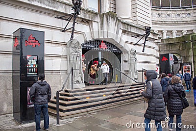 Entrance to london dungeon museum Editorial Stock Photo