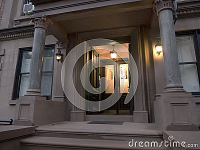 Entrance to a luxury residential building Stock Photo