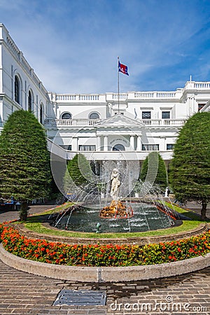 Entrance to the Mount Lavinia Hotel Editorial Stock Photo