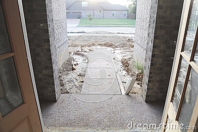 Entryway New Home Stock Photo