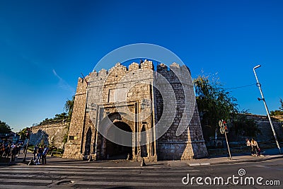 Entrance To The Nis Fortress - Nis, Serbia Editorial Stock Photo