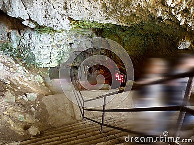 Entrance to Resava Cave Stock Photo