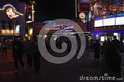 Entrance Universal Orlando Editorial Stock Photo