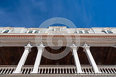 Entrance of Vermont Governor office called Pavilion Stock Photo