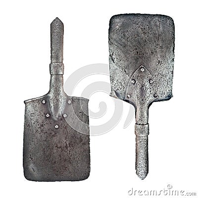 Entrenching shovel Russian Imperial Army Stock Photo