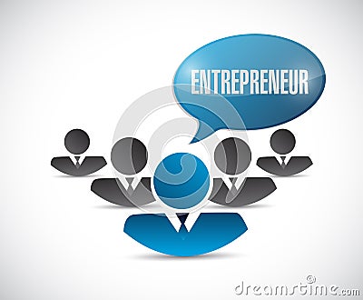 Entrepreneur team illustration design Cartoon Illustration