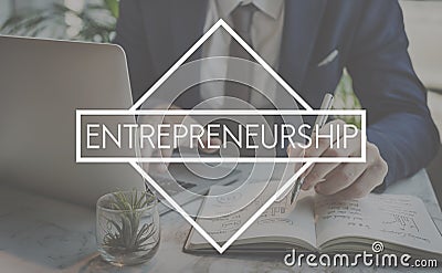 Entrepreneurship Investment Business Startup Risk Management Con Stock Photo