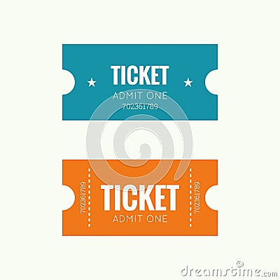 Entry ticke Vector Illustration