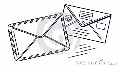 Envelope with arrow, sending mail icon for email and delivery themes vector design Generative AI Vector Illustration