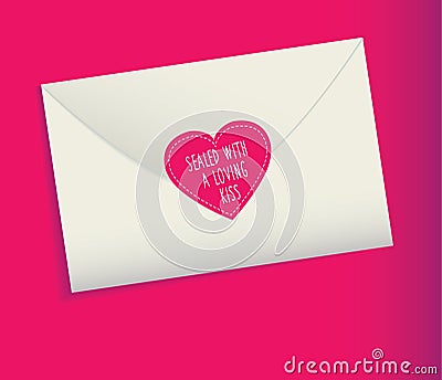 Envelope love letter Vector Illustration