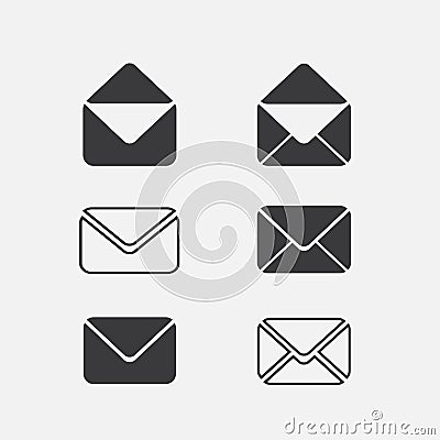 Envelope Mail Icon Vector Illustration