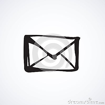 The envelope. Vector symbol Vector Illustration