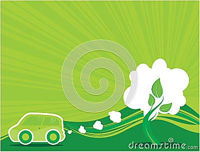 Enviromental background Vector Illustration