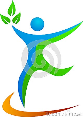 Environment friendly man Vector Illustration