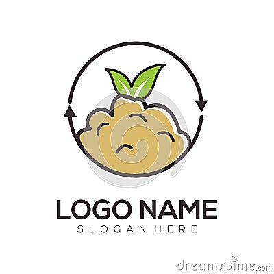 Environment logo and icon design Stock Photo