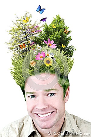 Environment man Stock Photo