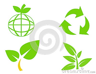 Environmental conservation sym Vector Illustration