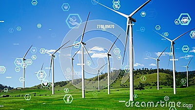 Environmental conservation technology and approaching global sustainable ESG Stock Photo