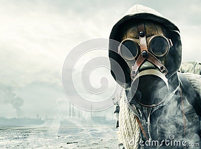 Environmental disaster Stock Photo