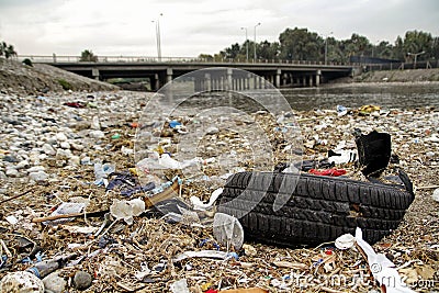 Environmental Pollution Stock Photo