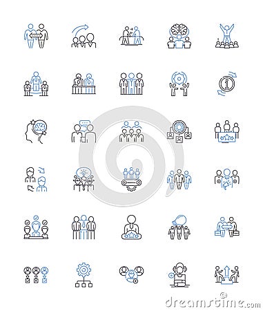 Environmental Sustainability line icons collection. Recycle, Conservation, Green, Renewable, Sustainability, Eco Vector Illustration