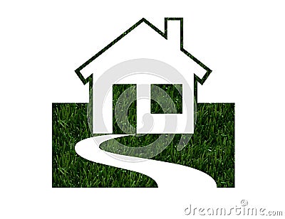 Environmentally Friendly Green Homes Stock Photo