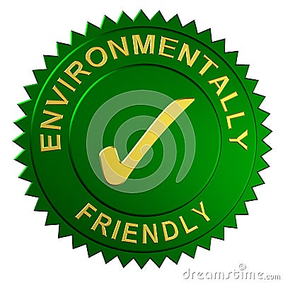 Environmentally Friendly Seal Stock Photo