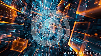 Envisioning the transformative power of blockchain mining Stock Photo