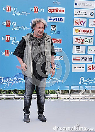 Enzo Avitabile at Giffoni Film Festival 2016 Editorial Stock Photo