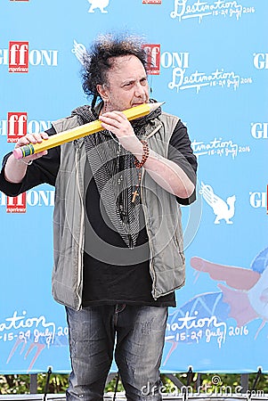 Enzo Avitabile at Giffoni Film Festival 2016 Editorial Stock Photo